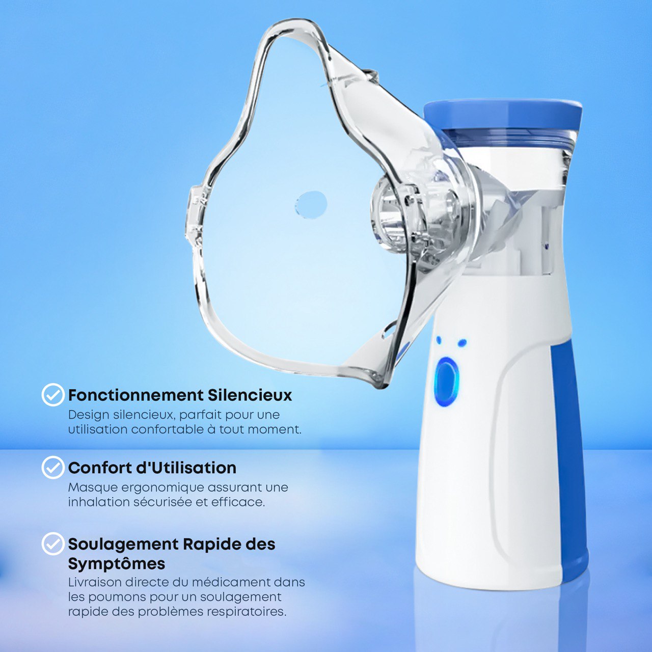 Nebuliseur ™ Respirez Librement & Instantanément
