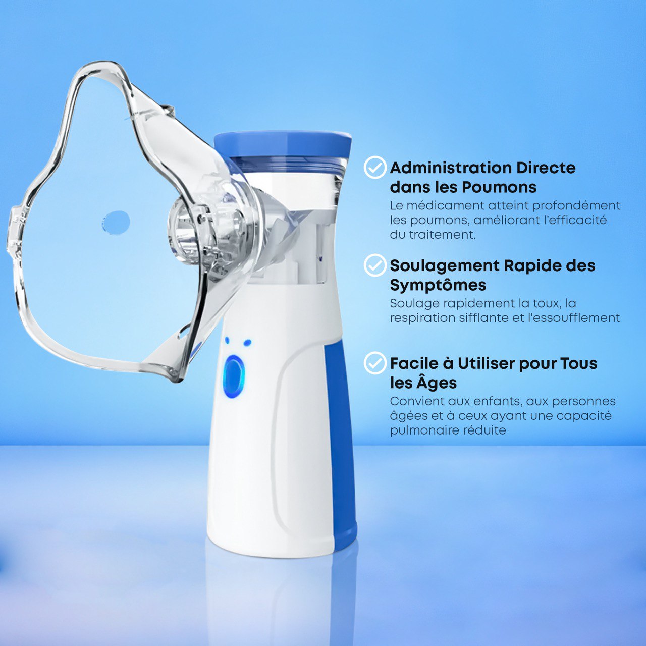 Nebuliseur ™ Respirez Librement & Instantanément
